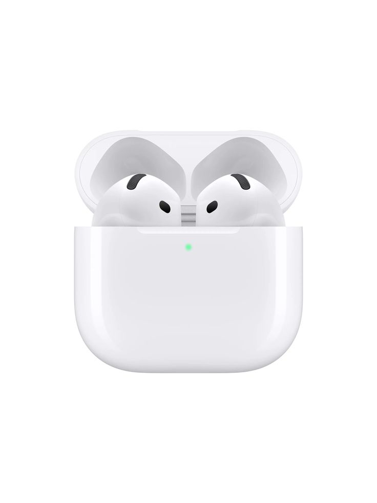 Apple AirPods (4th Generation) with Charging Case | Wireless Bluetooth Earbuds