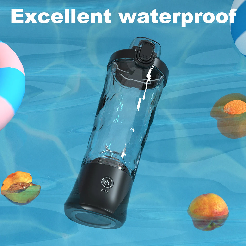 New Portable Blender 600ML Electric Juicer Fruit Mixer 4000mAh USB Rechargeable Smoothie Mini Blender Personal Juicer Colorful
