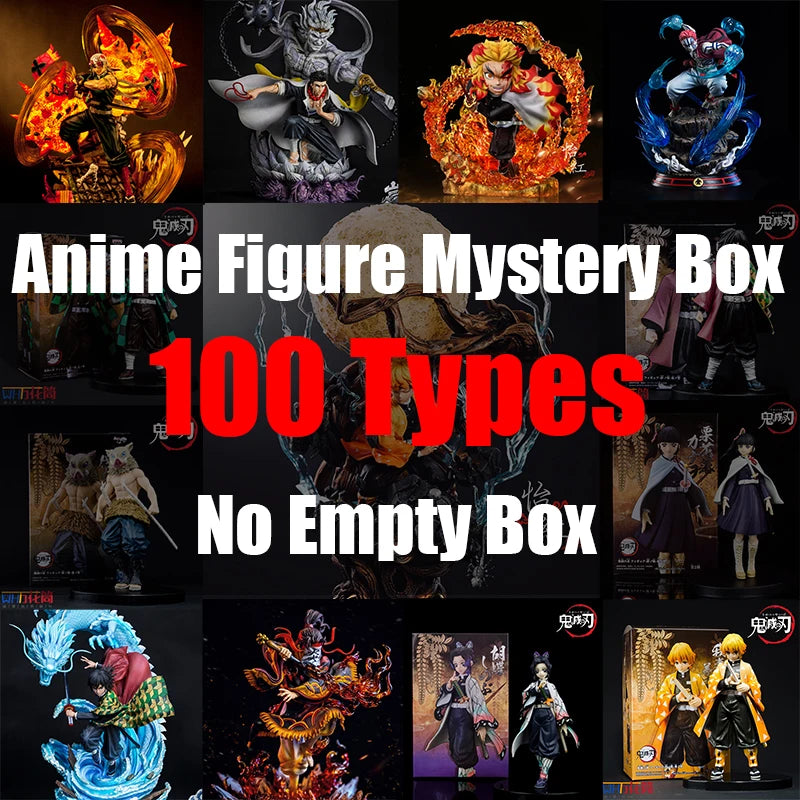 Demon Slayer Figure Mystery Box Kimetsu  Yaiba Anime Best Gift For Animer Figure Lucky Box