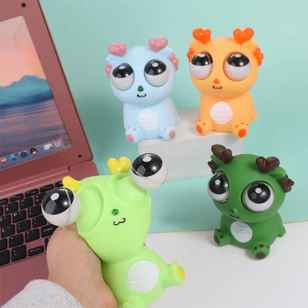 Simulation Dragon Burst Eye Dragon Squeeze TPR Squeeze Ball Toys Funny Creative Squeeze Stretching Ball Girl Toy
