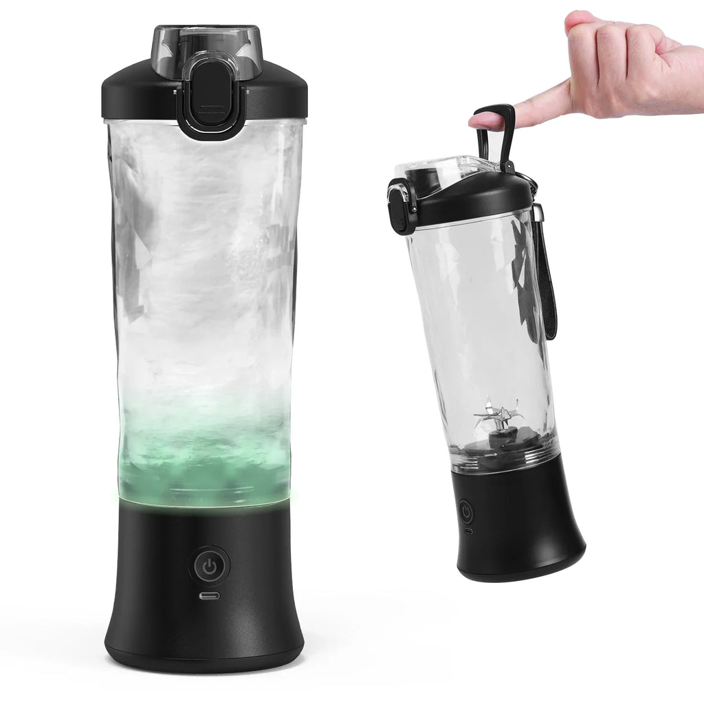 New Portable Blender 600ML Electric Juicer Fruit Mixer 4000mAh USB Rechargeable Smoothie Mini Blender Personal Juicer Colorful